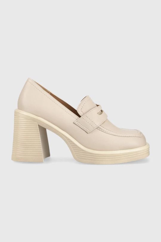 Γυναικεία Χαμηλά τακούνια Δερμάτινα γοβάκια Steve Madden χρώμα: μπεζ 3 Γυναικεία Χαμηλά τακούνια Δερμάτινα γοβάκια Steve Madden χρώμα: μπεζ