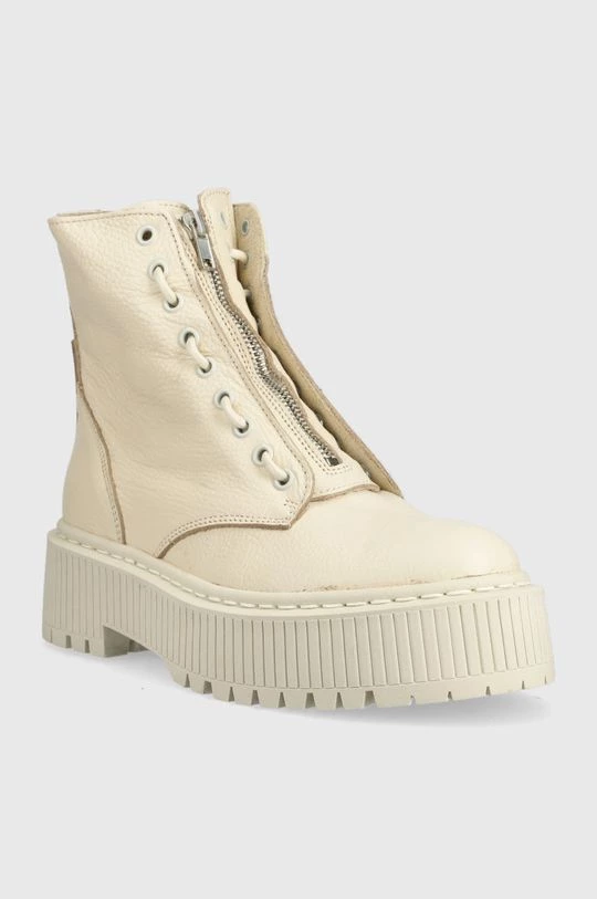 Γυναικεία Μποτάκια Δερμάτινα Workers Steve Madden Odyl μπεζ 4 Γυναικεία Μποτάκια Δερμάτινα Workers Steve Madden Odyl μπεζ - Image 2