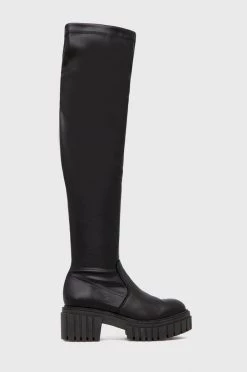 Γυναικεία Μπότες Steve Madden Roxana Boot χρώμα: μαύρο