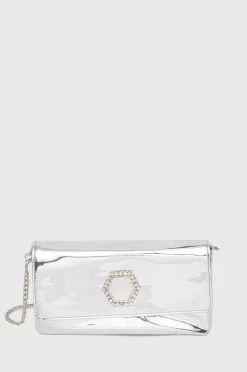 Γυναικεία Τσάντες χειρός Τσάντα συμπλέκτη Steve Madden Bluxxe ασημί