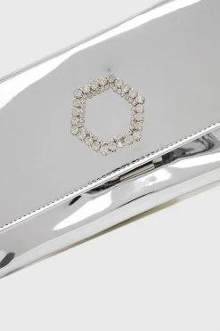 Γυναικεία Τσάντες χειρός Τσάντα συμπλέκτη Steve Madden Bluxxe ασημί -Steve Madden Κατάστημα unnamed file 1366