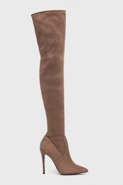 Γυναικεία Μπότες Steve Madden , χρώμα: καφέ