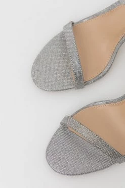 Γυναικεία Πέδιλα με τακούνι Σανδάλια Steve Madden Janet ασημί -Steve Madden Κατάστημα unnamed file 1706