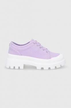 Γυναικεία Χαμηλά Πάνινα παπούτσια Steve Madden Mt Fuji χρώμα: μοβ