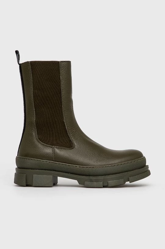 Γυναικεία Μποτάκια Δερμάτινες μπότες Steve Madden Filina Bootie χρώμα: πράσινο 3 Γυναικεία Μποτάκια Δερμάτινες μπότες Steve Madden Filina Bootie χρώμα: πράσινο