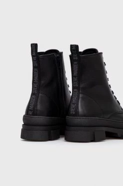 Γυναικεία Μποτάκια Δερμάτινα Workers Steve Madden Filiz Bootie χρώμα: μαύρο -Steve Madden Κατάστημα unnamed file 1771