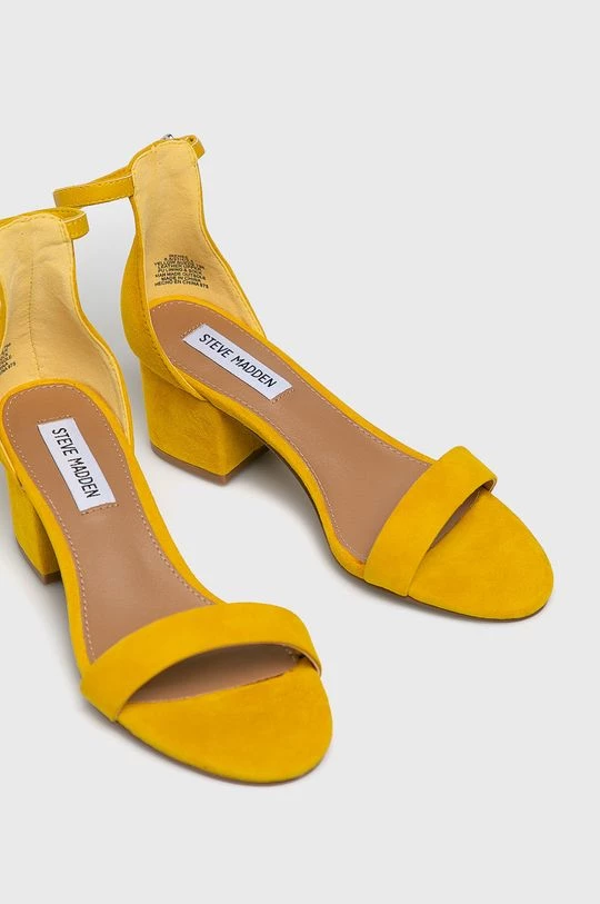 Γυναικεία Πέδιλα με τακούνι Steve Madden - Δερμάτινα σανδάλια Irenee κίτρινο 4 Γυναικεία Πέδιλα με τακούνι Steve Madden - Δερμάτινα σανδάλια Irenee κίτρινο - Image 2