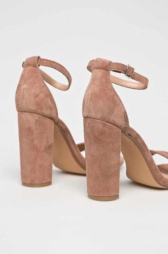 Γυναικεία Πέδιλα με τακούνι Steve Madden - Δερμάτινα σανδάλια Carrson σαρκώδες χρώμα 6 Γυναικεία Πέδιλα με τακούνι Steve Madden - Δερμάτινα σανδάλια Carrson σαρκώδες χρώμα - Image 4