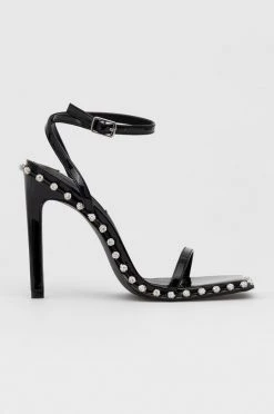 Γυναικεία Πέδιλα με τακούνι Σανδάλια Steve Madden Zelle μαύρο