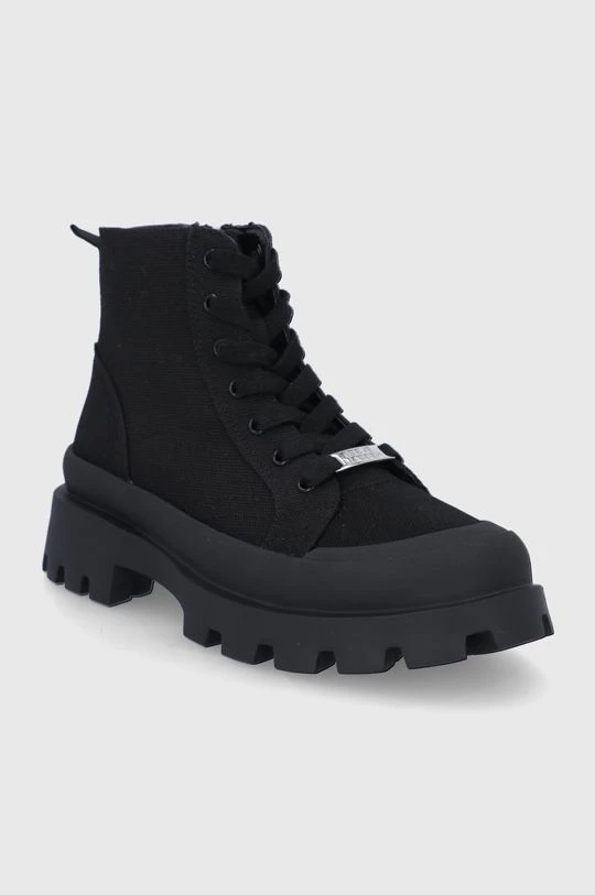 Γυναικεία Ψηλά Πάνινα παπούτσια Steve Madden Mt Shasta χρώμα: μαύρο, 4 Γυναικεία Ψηλά Πάνινα παπούτσια Steve Madden Mt Shasta χρώμα: μαύρο, - Image 2