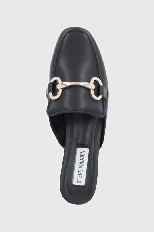 Γυναικεία Σαγιονάρες Δερμάτινες παντόφλες Steve Madden Kelce χρώμα: μαύρο 6 Γυναικεία Σαγιονάρες Δερμάτινες παντόφλες Steve Madden Kelce χρώμα: μαύρο - Image 4