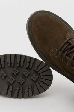 Γυναικεία Μποτάκια Workers σουέτ Steve Madden Skyhy Bootie χρώμα: πράσινο -Steve Madden Κατάστημα unnamed file 1877