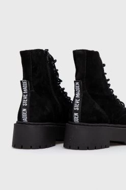 Γυναικεία Μποτάκια Σουέτ μπότες Steve Madden Skylar Bootie χρώμα: μαύρο -Steve Madden Κατάστημα unnamed file 1880