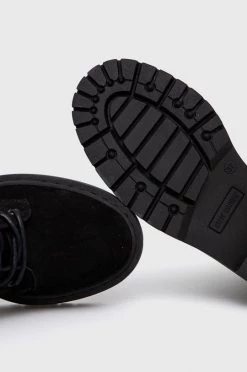 Γυναικεία Μποτάκια Σουέτ μπότες Steve Madden Skylar Bootie χρώμα: μαύρο -Steve Madden Κατάστημα unnamed file 1881