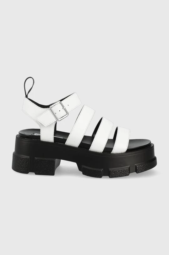 Γυναικεία Σανδάλια Δερμάτινα σανδάλια Steve Madden Pioneer χρώμα: άσπρο 3 Γυναικεία Σανδάλια Δερμάτινα σανδάλια Steve Madden Pioneer χρώμα: άσπρο