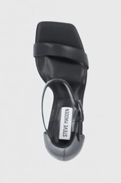 Γυναικεία Πέδιλα με τακούνι Δερμάτινα σανδάλια Steve Madden Riveting μαύρο -Steve Madden Κατάστημα unnamed file 1992