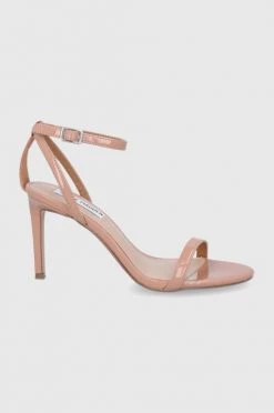 Γυναικεία Πέδιλα με τακούνι Σανδάλια Steve Madden Janet μπεζ