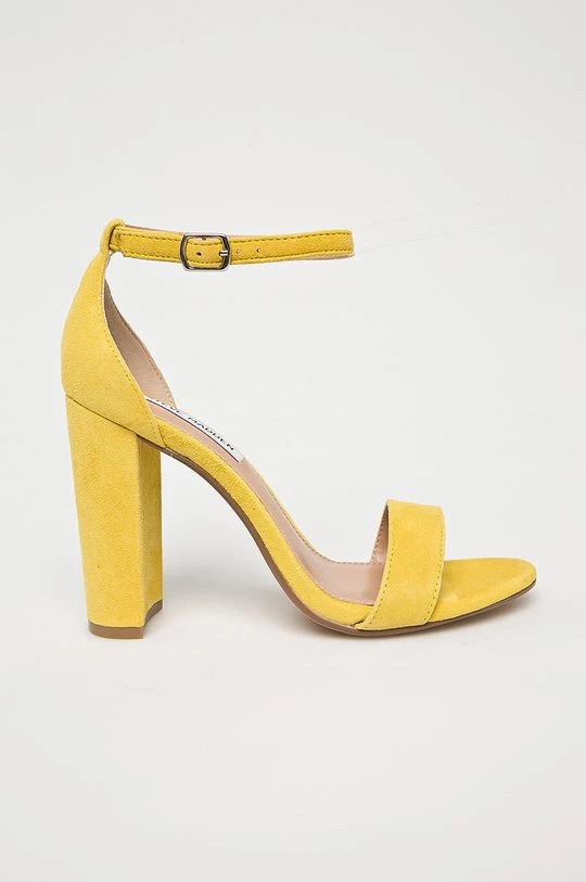 Γυναικεία Πέδιλα με τακούνι Steve Madden - Δερμάτινα σανδάλια Carrson σαρκώδες χρώμα 3 Γυναικεία Πέδιλα με τακούνι Steve Madden - Δερμάτινα σανδάλια Carrson σαρκώδες χρώμα