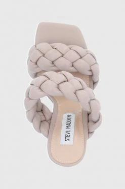 Γυναικεία Σαγιονάρες Παντόφλες Steve Madden Kenley χρώμα: μπεζ -Steve Madden Κατάστημα unnamed file 2091