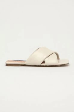 Γυναικεία Σαγιονάρες Steve Madden - Παντόφλες Marshal κρεμ