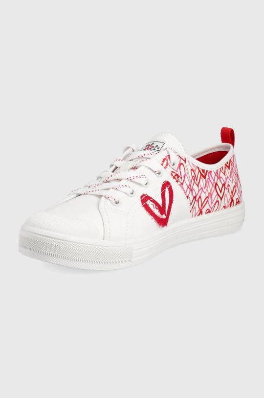 Γυναικεία Χαμηλά Πάνινα παπούτσια Skechers χρώμα: άσπρο 5 Γυναικεία Χαμηλά Πάνινα παπούτσια Skechers χρώμα: άσπρο - Image 3