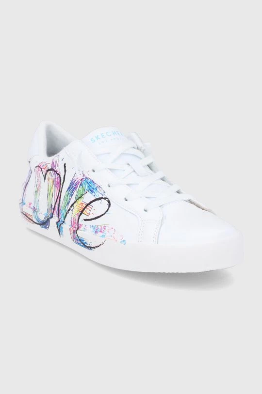 Γυναικεία Sneakers Δερμάτινα παπούτσια Skechers άσπρο 4 Γυναικεία Sneakers Δερμάτινα παπούτσια Skechers άσπρο - Image 2