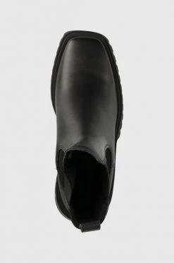 Γυναικεία Μποτάκια Δερμάτινες μπότες τσέλσι Steve Madden Parkway χρώμα: μαύρο -Steve Madden Κατάστημα unnamed file 497