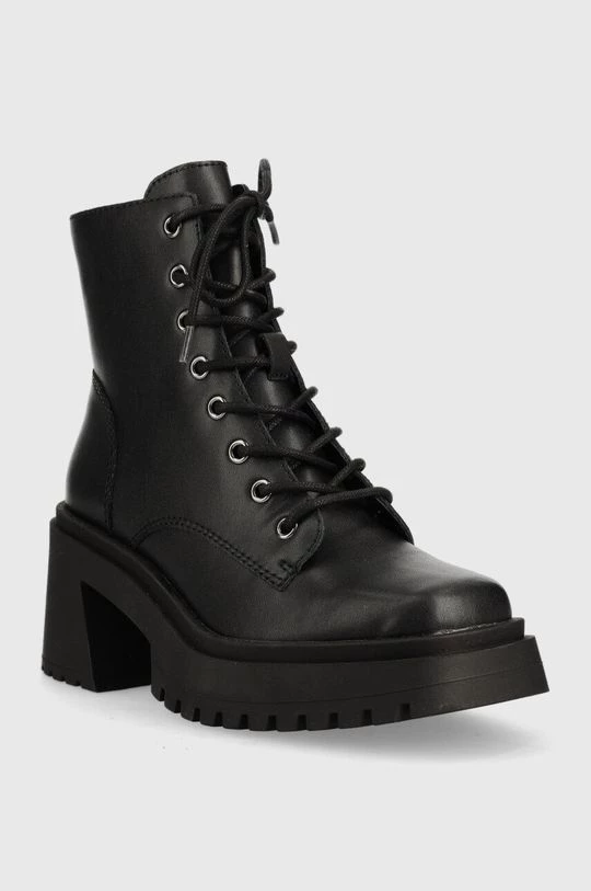 Γυναικεία Μποτάκια Δερμάτινες μπότες Steve Madden Freeport χρώμα: μαύρο 4 Γυναικεία Μποτάκια Δερμάτινες μπότες Steve Madden Freeport χρώμα: μαύρο - Image 2