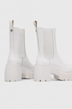 Γυναικεία Μποτάκια Δερμάτινες μπότες τσέλσι Steve Madden γυναικεία, χρώμα: άσπρο, -Steve Madden Κατάστημα unnamed file 623