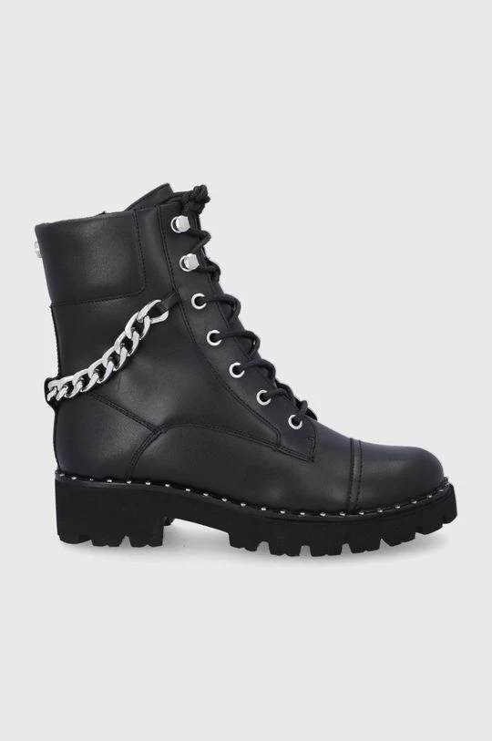 Γυναικεία Μποτάκια Δερμάτινες μπότες Steve Madden Gandaria Bootie χρώμα: μαύρο 3 Γυναικεία Μποτάκια Δερμάτινες μπότες Steve Madden Gandaria Bootie χρώμα: μαύρο