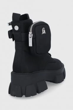 Γυναικεία Μποτάκια εργασίας Steve Madden Tanker-P Bootie χρώμα: μαύρο -Steve Madden Κατάστημα unnamed file 851