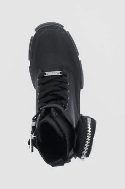 Γυναικεία Μποτάκια εργασίας Steve Madden Tanker-P Bootie χρώμα: μαύρο -Steve Madden Κατάστημα unnamed file 852