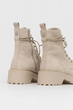 Γυναικεία Μποτάκια Workers σουέτ Steve Madden Tornado Bootie χρώμα: κρεμ -Steve Madden Κατάστημα unnamed file 897
